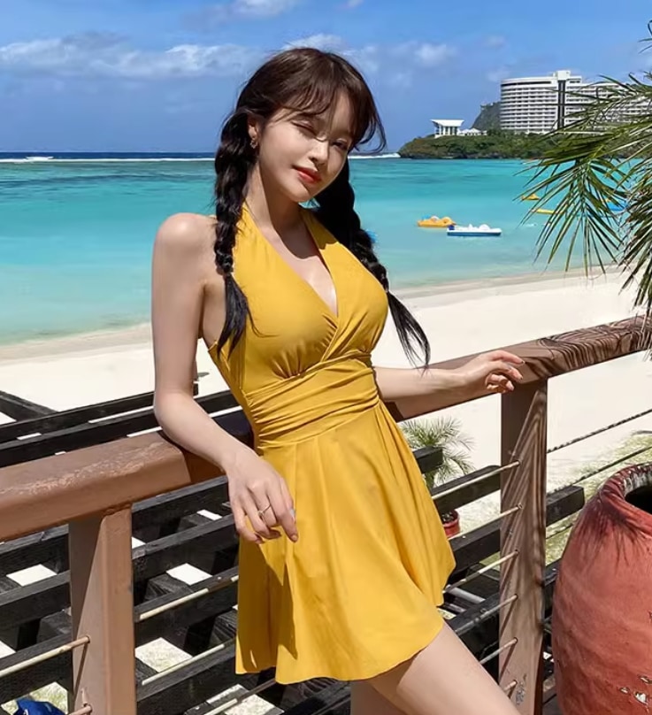 水着 デート モテアイテム スイムウェア ワンピース水着 フレア 大人可愛い きれいめ 上品 おしゃれ かっこいい 大人可愛い ラブリー キュート ガーリー クール モード系 セクシー エレガント 7,123円