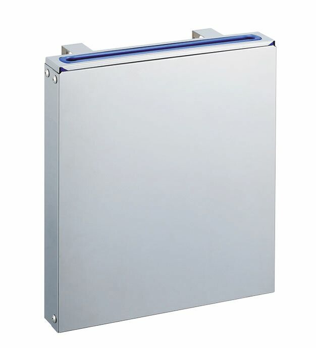 カンダ 分解/清潔 包丁差し 仕切板付 流掛式 大1段 ゴム色ブルー