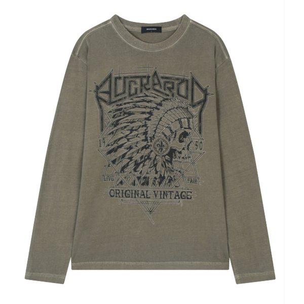[プレミアム]インディアン ヴィンテージ ラウンドTシャツ(B245TS391P)