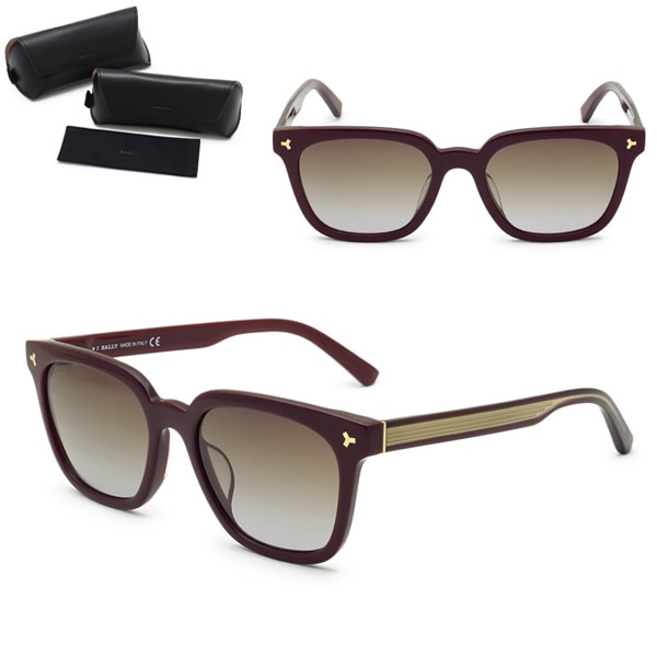 サングラス BY0085-H/S 69T 54 アジアンフィット UVカット メンズ レディース ユニセックス バーガンディ ブラウングレーグラデーション