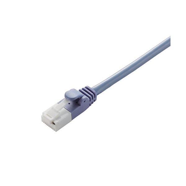 (5個セット)エレコム EU RoHS指令準拠 CAT5E対応 爪折れ防止 LANケーブル 3m/簡易パッケージ仕様(ブルー) LD-CTT/BU3/RSX5