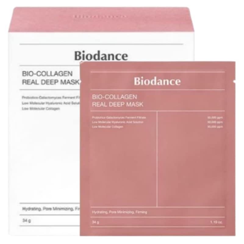 バイオコラーゲンリアルディープマスク（16枚入）マスクパック 水分保湿 鎮静 弾力