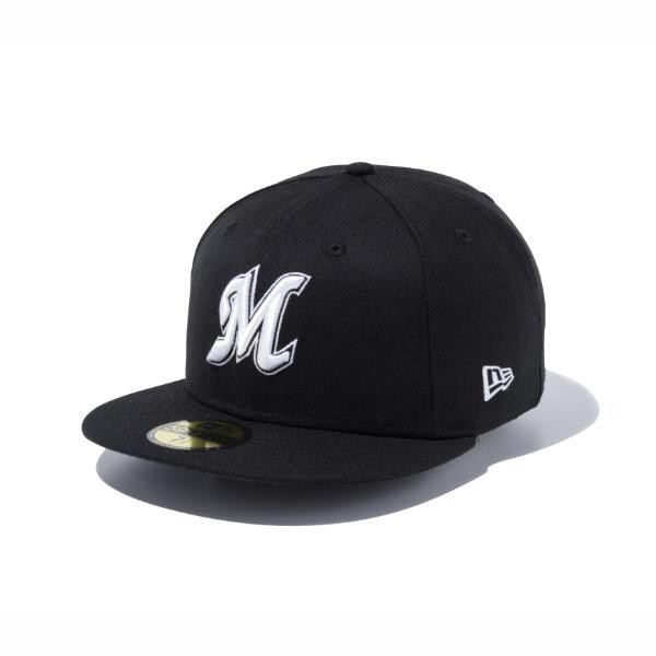 ニューエラ NEW ERA 59FIFTY 千葉ロッテマリーンズ ブラック ホワイト 14525192