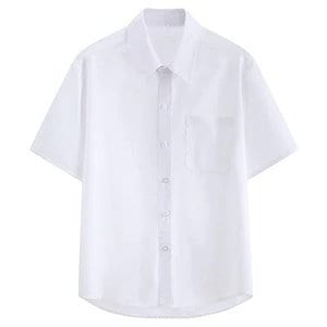 男子スクールシャツ半袖長袖制服シャツワイシャツ白シャツ大きいサイズメンズ男の子シャ