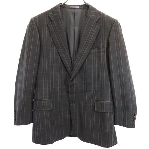BURBERRY バーバリー テーラードジャケット チェック ウール　 グレー系 楽天市場】BURBERRY バーバリー グレンチェック ウール リネン