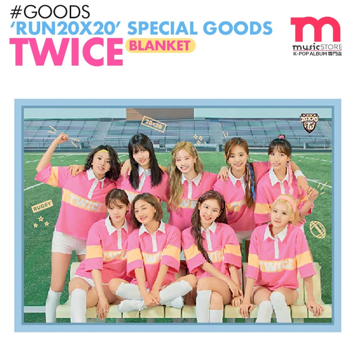 即日発送TWICE FLANNEL BLANKET TWICE RUN 20X20 SPECIAL 公式グッズ