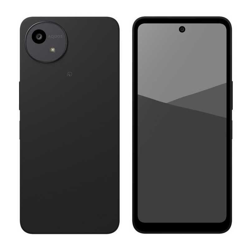 シャープ　SHARP　SIMフリースマートフォン AQUOS wish5 / Dimensity 6300 / 6.6インチ 4GB+128GB スミ　SHM32B