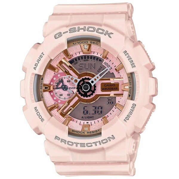 【ネット限定】 ジーショック Gショック ペアでも使える かわいい ピンク カシオ 海外モデル ミッドサイズ Sシリーズ アナデジ デジタル アナログ Sシリーズ 時計 レディース メンズ 腕時計 男女兼用腕時計