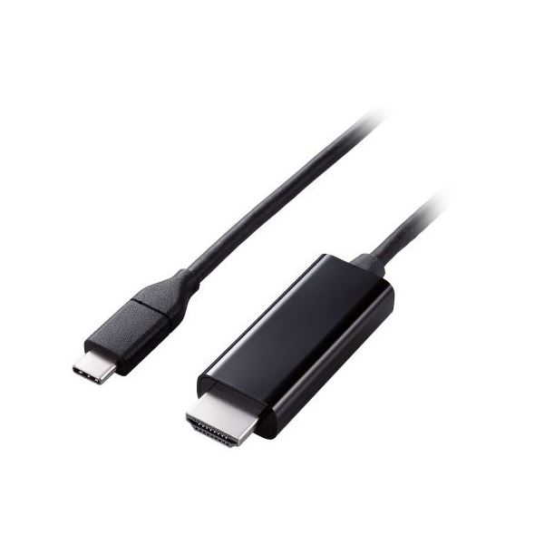エレコム USB Type-C(TM)用HDMI映像変換ケーブル(やわらかタイプ) MPA-CHDMIY30BK