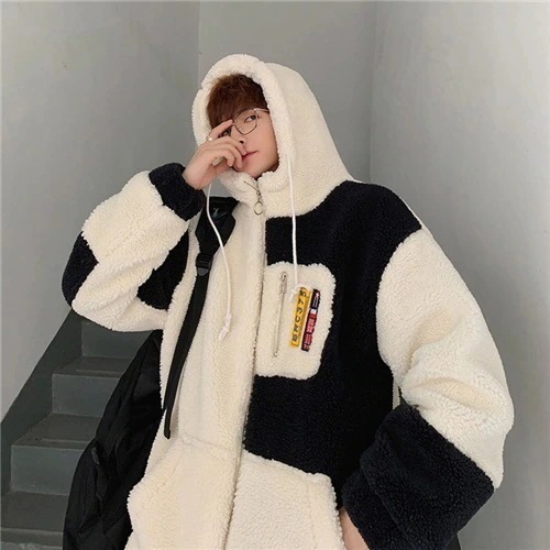 メンズファッション メンズファッション ボアジャケット メンズ ボアブルゾン ジャンパー ジャケット