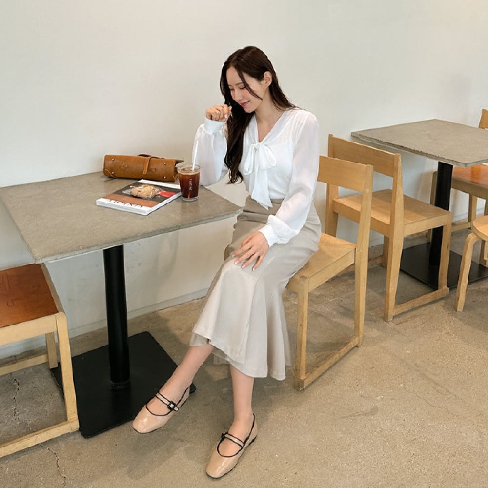 (JSTYLEのイーブレット) イーブレットテラバンマーメイドロングスカート Jスタイル