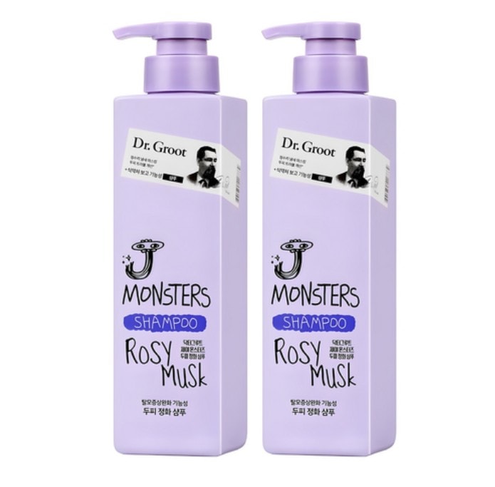 J モンスターズ 頭皮浄化 機能性シャンプー ロージーマスクの香り 400g × 2個