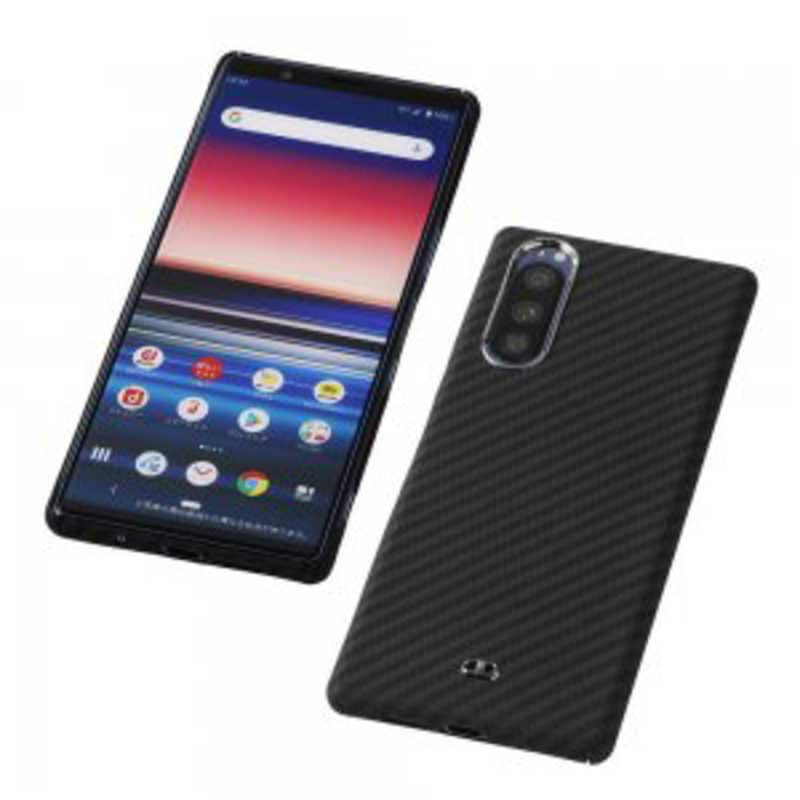 DEFF　Xperia 5 用アラミド繊維ケブラーケースDURO　DCS-XP5KVMBK マットブラック