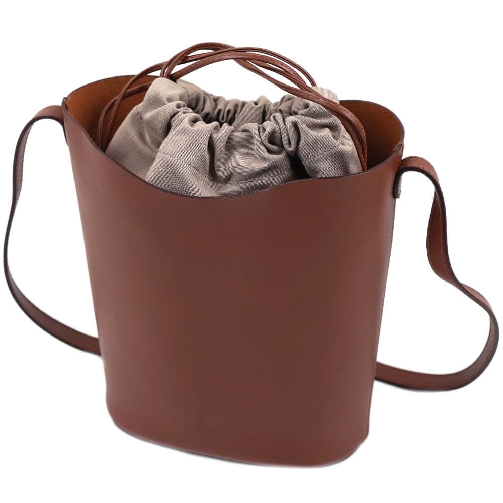 イルビゾンテ ショルダーバッグ ハンドバッグ レディース レザー 本革 ブラウン RUGGINE IL BISONTE BBU025-PV0041-BW471