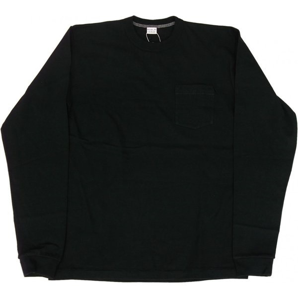 エントリーSG プエブロ ENTRY SG 長袖 ポケット付き Tシャツ アンティークブラック PUEBLO ES2-135