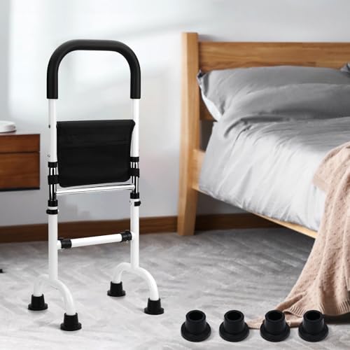 bumxca 手すり 室内 立ち上がり補助器具 6段階高さ調節 トイレ/ベッド/玄関/階段/廊下 介護手すり 転倒防止 つかまり立ち 耐荷重15