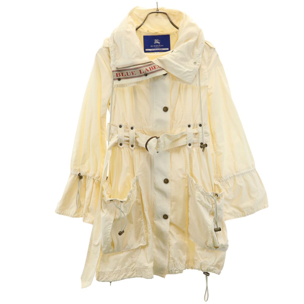 BURBERRY BLUE LABEL バーバリーブルーレーベル トレンチコート 38 ベージュ 三陽商会 レディース 古着