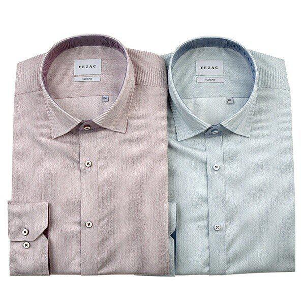 YJ2FUS528_スナップカラーツイルストライプSL