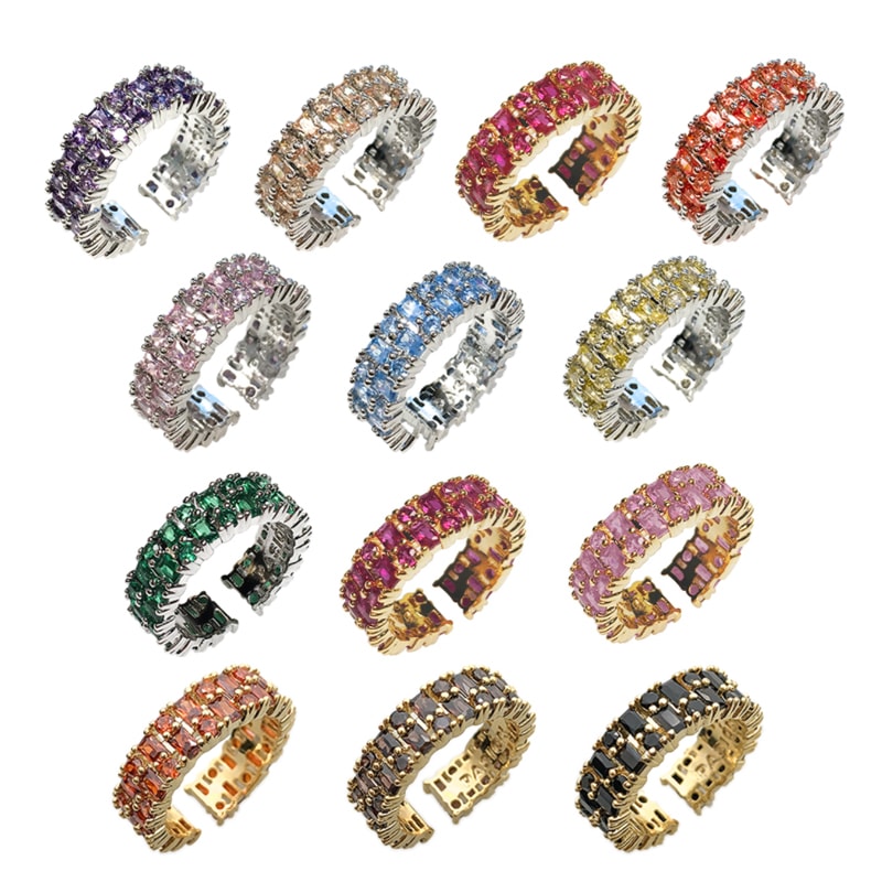 [BTS NCT 着用] pasion 正規品 レインボー カラー キラキラ リング 13カラー 4,980円