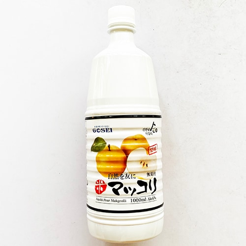 送料無料GOSEI 梨味 マッコリ 6% 1000ml 12本 韓国 食品 食材 料理 お土産 酒 お酒 韓国酒 韓国お酒 韓国マッコリ