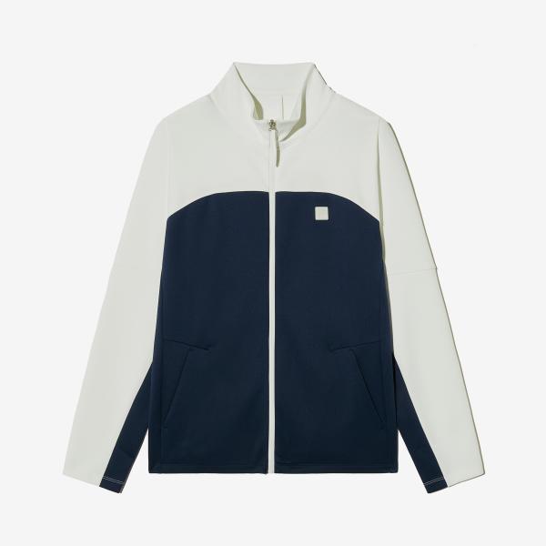 FILA バイカラー スタンドネック ダンボール ジャケット