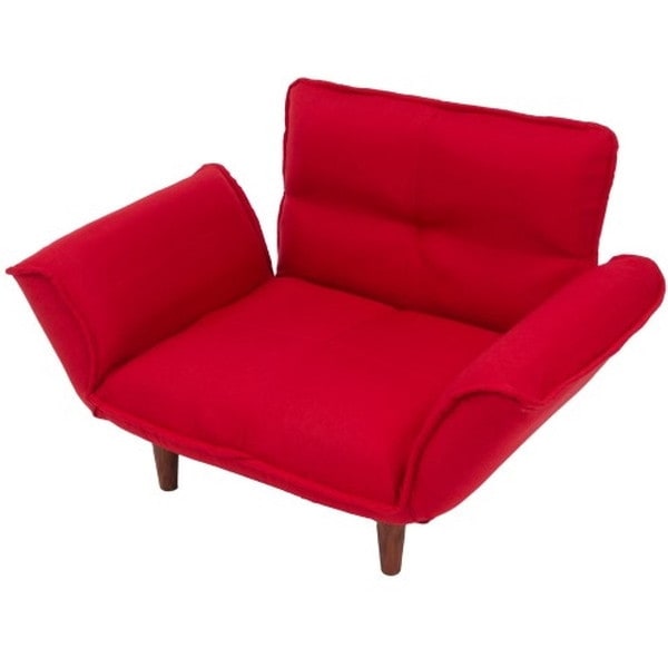 CELLUTANE A282p-563RED ダリアンレッド 和楽 [カウチソファ 日本製 14段 リクライニング 一人掛け] メーカー直送 17,180円
