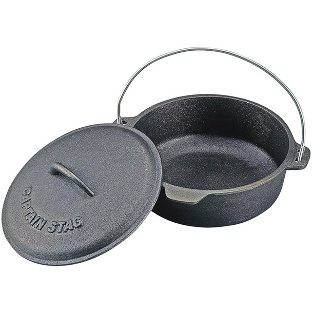 ダッチオーブン 20CM アウトドア　グッズ (ug3045)