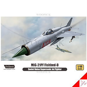 WOLFPACK 1/48 MiG-21PF Fishbed-D Soviet Supersonic Jet Fighter Model Kit WP14821