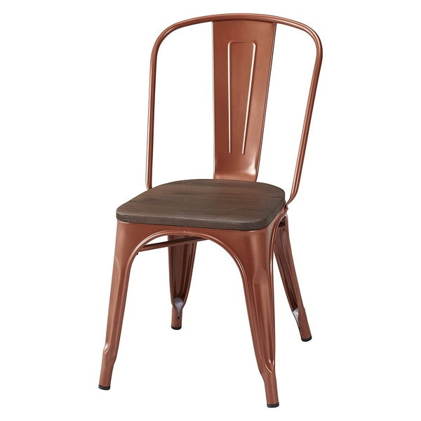 エルムメタルチェア レッドディッシュブラウン N-8350