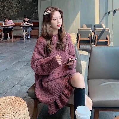 アップ レディース 秋冬 韓国風 きれいめ 上下セット 長袖 釘玉 トップス 2点セット スカート今日は30パーセント