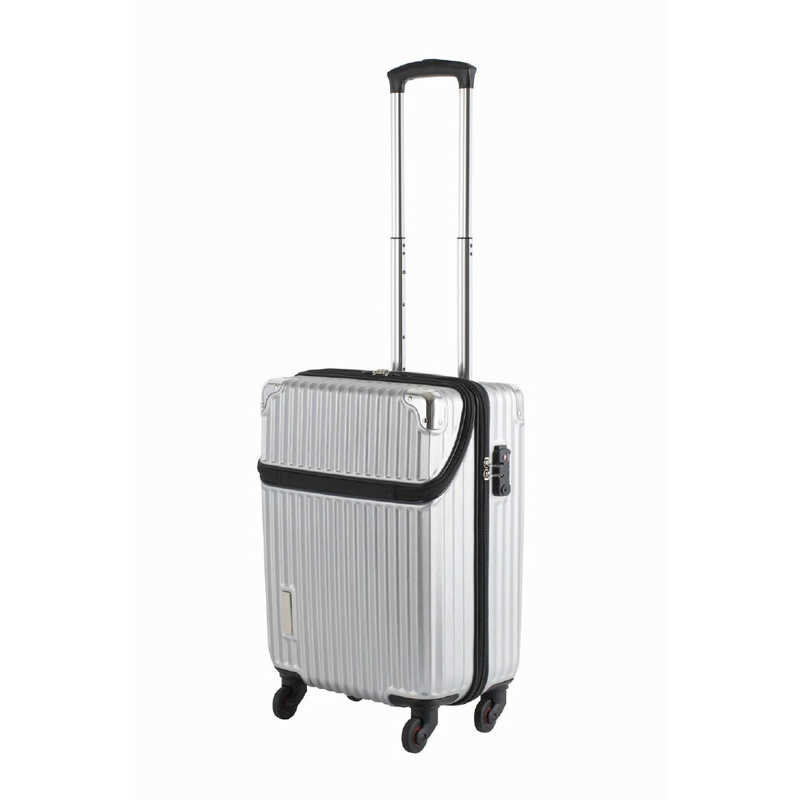 協和　スーツケース 縦型トップオープン TRAVELIST(トラベリスト)business topopen ヘアラインシルバー [TSAロック搭載 /34L /～3泊]　76-35044