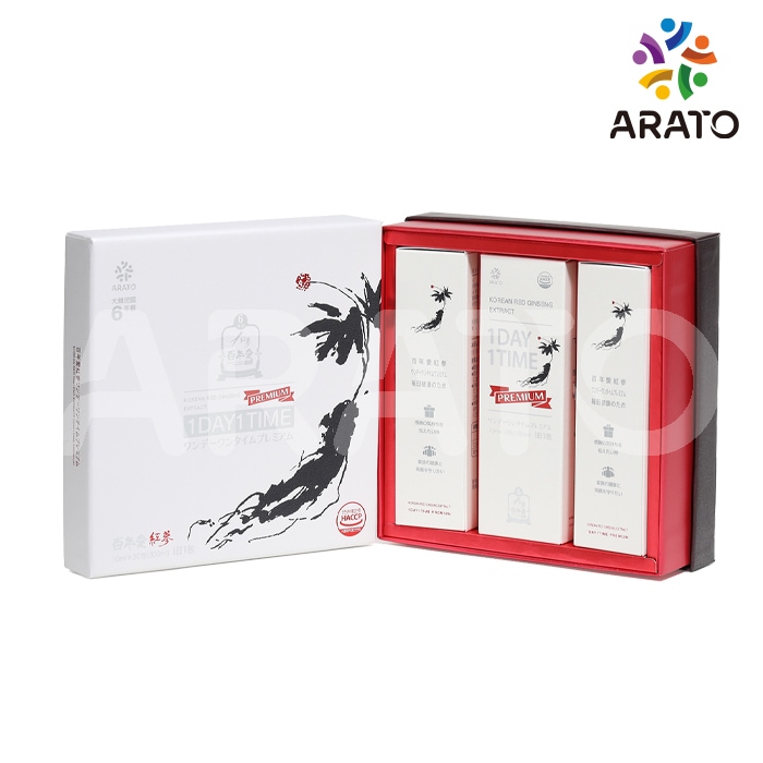 百年愛紅参プレミアム 紅参精10g×30包 高麗人参エキス 健康食品 サプリ 更年期 活力 飲みやすい 新商品