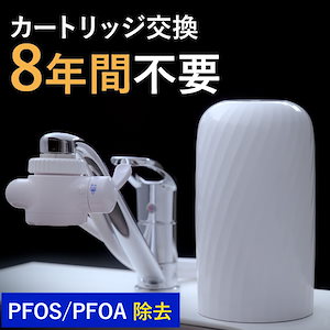 浄水器 8年間 カートリッジ 交換不要 【レビュー特典付 30日間全額返金保証】 PFAS PFOS PFOA フッ素 20項目 据置型浄水器 日本製 公式 ドリームバンク ビューク