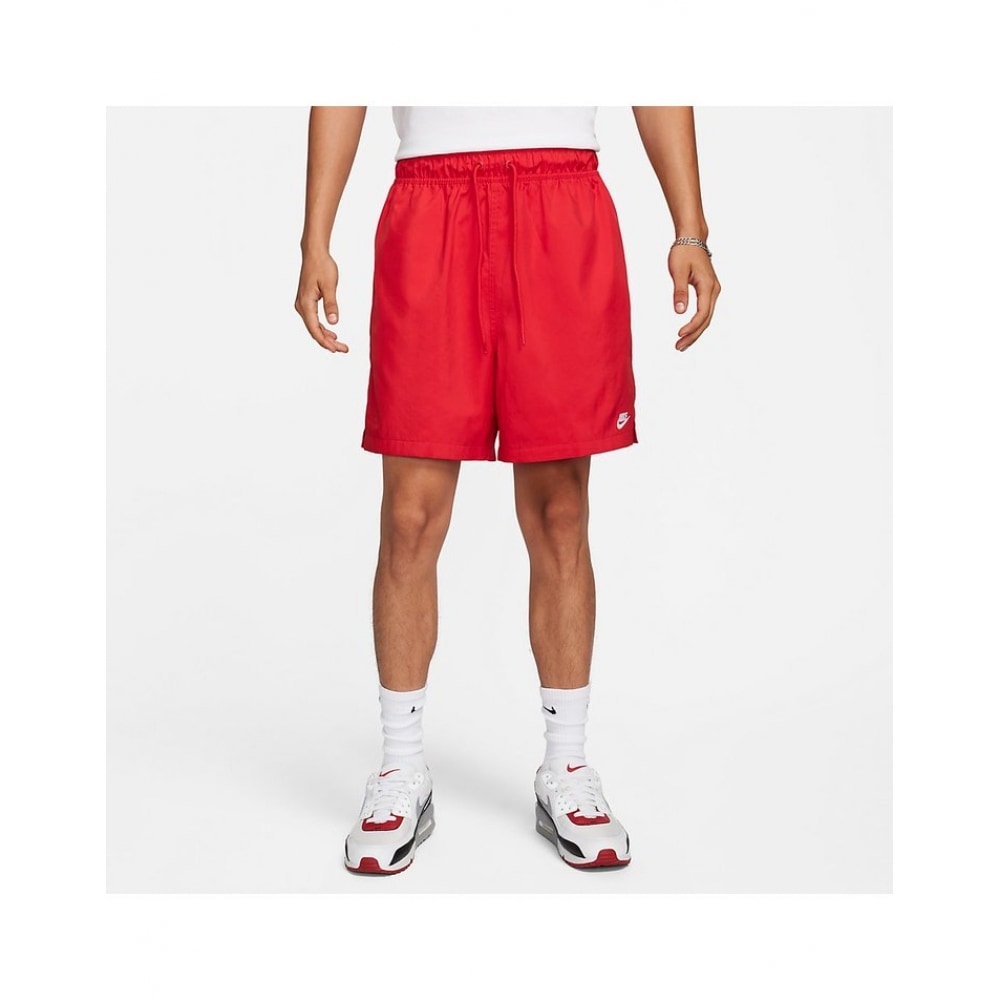 ナイキクラブウーブンフローショーツユニバーシティレッド FN3307-657