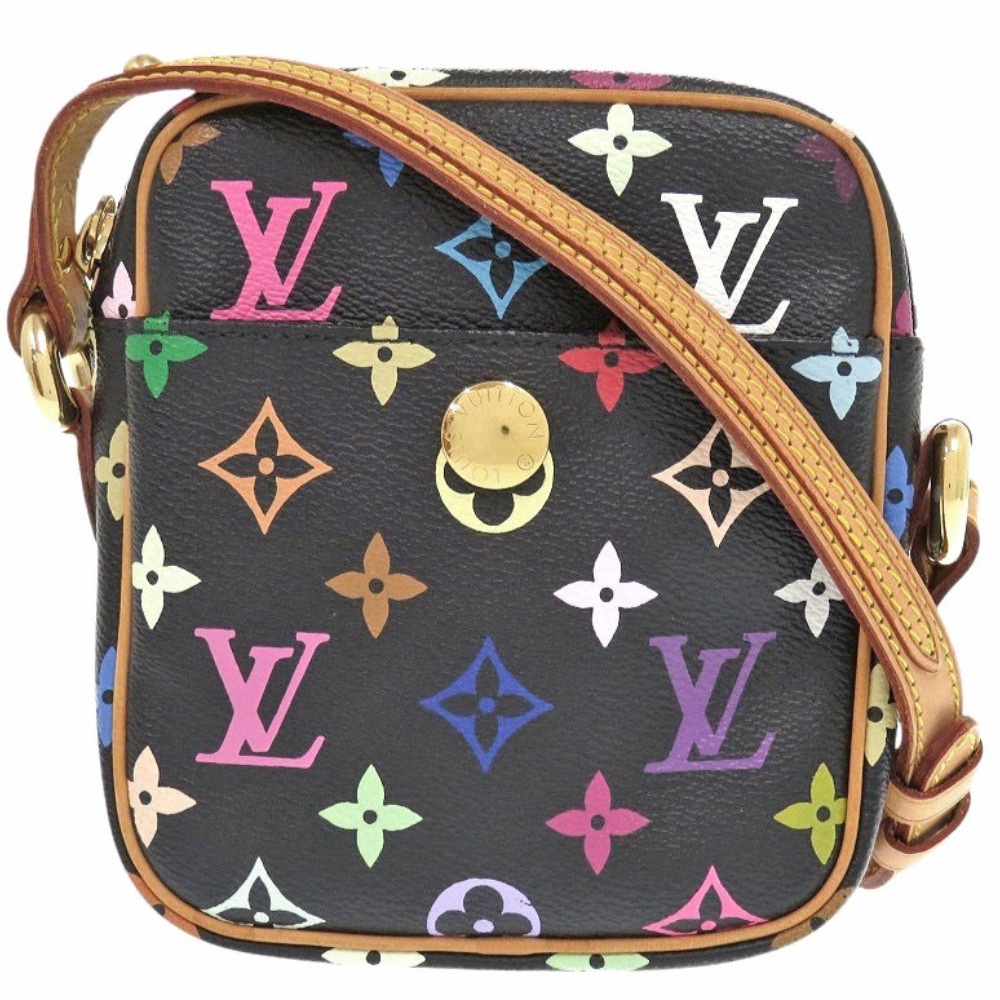 美品 リフト モノグラム マルチカラー M40056 ショルダーバッグ モノグラムマルチカラー ブラック LV 0232【中古】 レディース