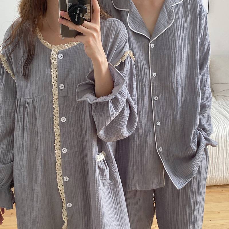 レディース メンズ ルームウェア パジャマ 部屋着 お揃い ペアルック ペア カップル 親子お揃い