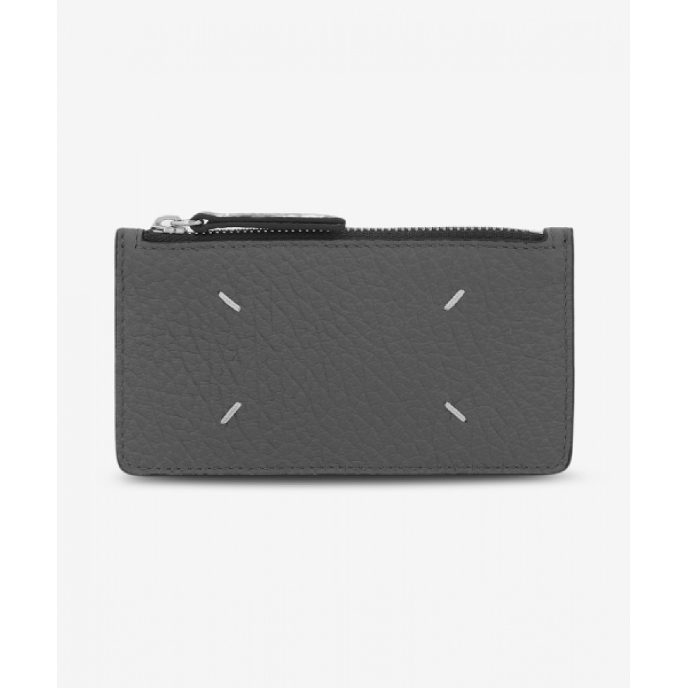 メゾンマルジェラハウスニューカードホルダー-グレー/56UI0143P4455T8127