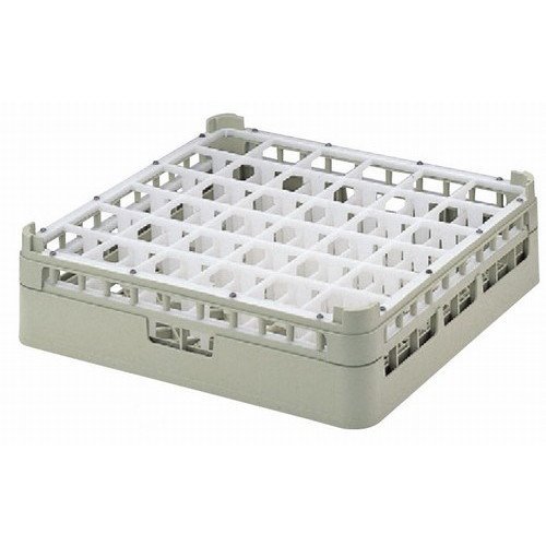 ラック 36仕切りステムウェアーラック S-36-4 [仕切り内寸法7.1 x 7.1cm ・有効深さ21cm ・外形寸法50 x 50 x H24.5cm ・重量3.34kg] (7-1000-3)