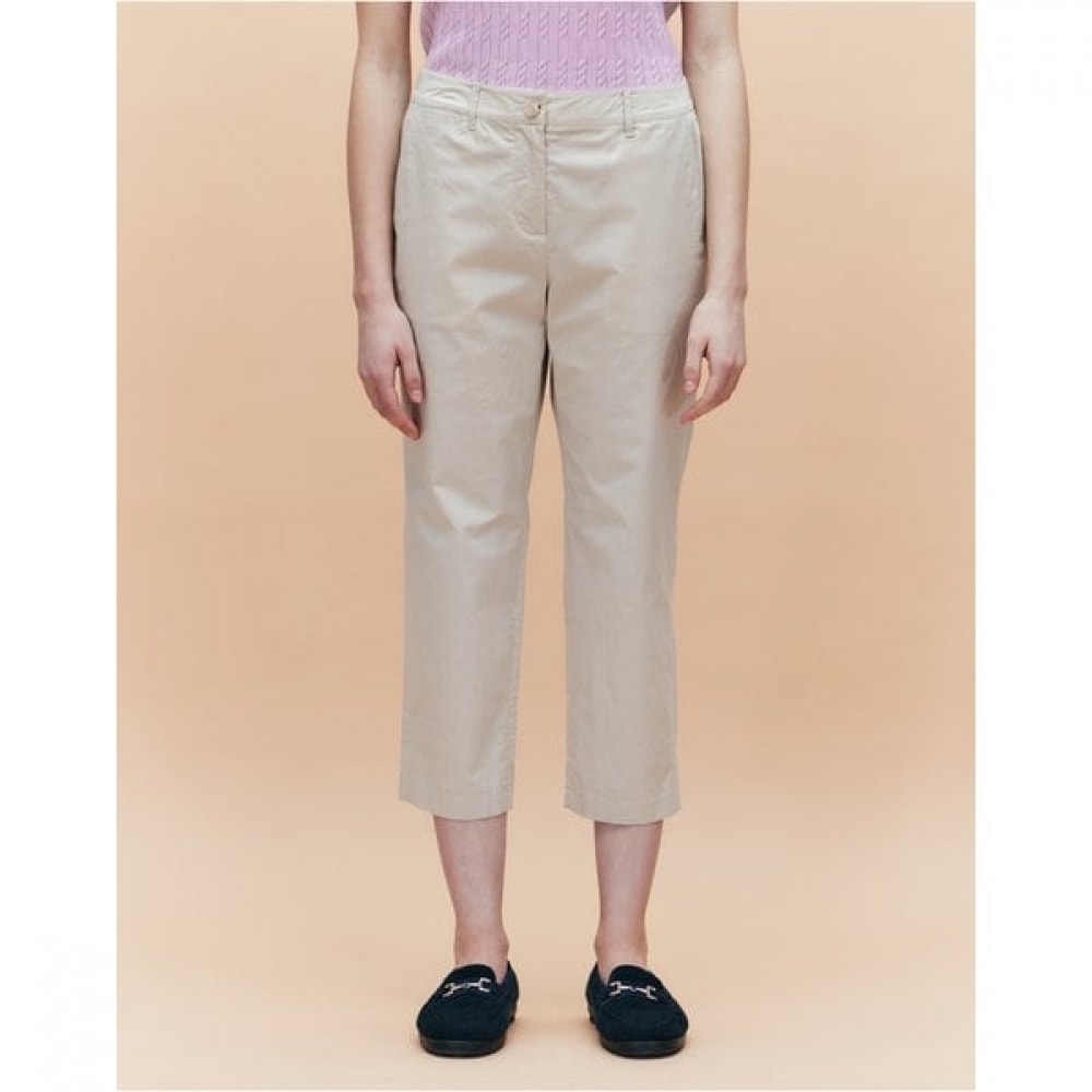 [25SS] [アイコニック] サマークロップドスリムフィットバンディングチノパンツHSPA5BC41I1