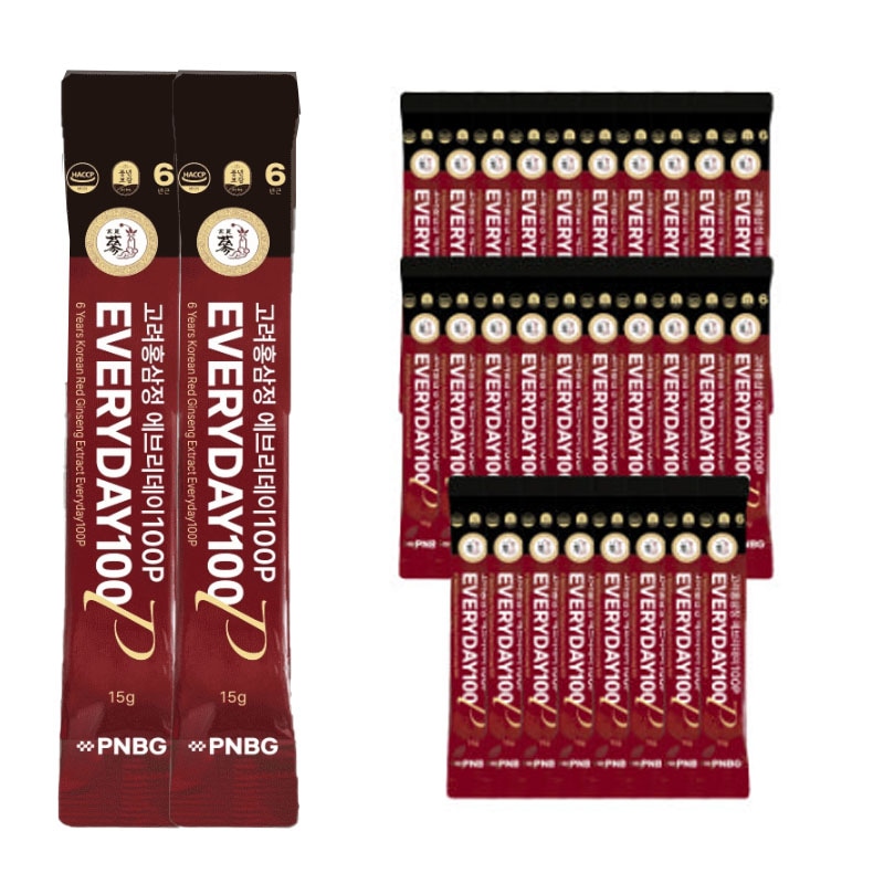 豊年宝鑑 6年根 高麗紅参エキス 紅参 スティック 15g x100個 (総容量 1500g) バルク包装