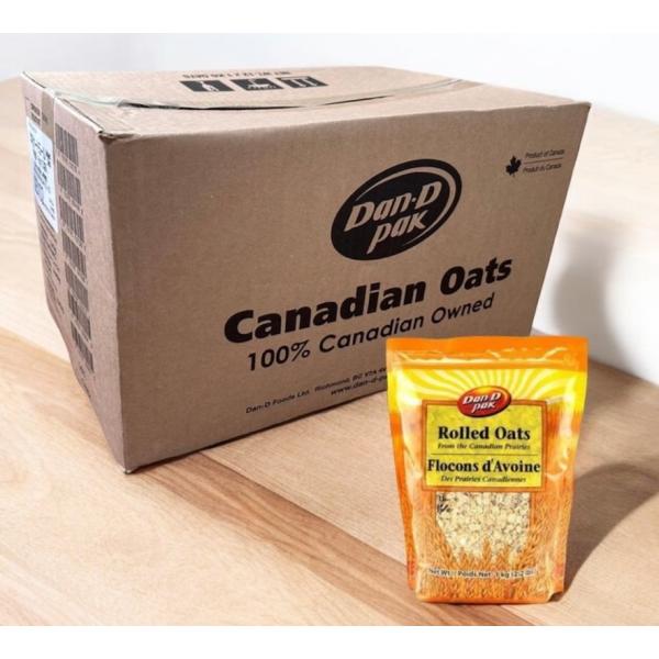 Dan-D Pak 本格オートミール Rolled Oats 1kg×12【ケース販売】