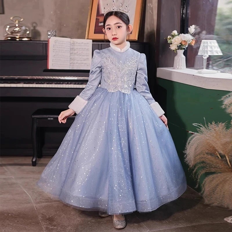 新作 子供イブニングドレス 女の子 バースデー 司会110/120/130/140/150/160