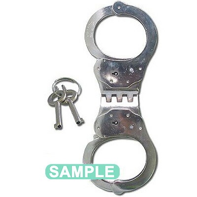 【送料無料】本格手錠の決定版!!　ＦＵＲＹ手錠　折り畳みのタイプ　「シングル・ダブル」の２種類の本格的なロック付属　【CSKID】オリジナルジェルセット