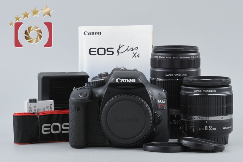 EOS Kiss X4 ダブルズームキット シャッター回数僅少