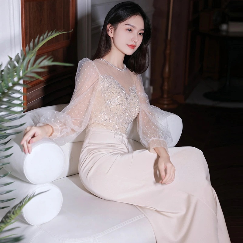 【オーダーメイドも可能】マーメイドドレス ロングドレス パーティードレス セクシー 透け感 ウェディングドレス 結婚式 前撮り スパンコールワンピース 人魚 披露宴 二次会 演奏会 エレガント お呼ば 7,121円