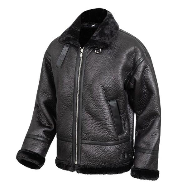 ボックス型ベルテッドハイネックムスタンジャンパー