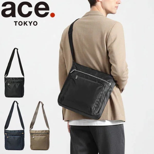 5年保証 ショルダーバッグ バスティーク2 Bastique2 ace.TOKYO エーストーキョー 斜めがけバッグ メンズ レディース 軽量 縦型 8L B5 62565