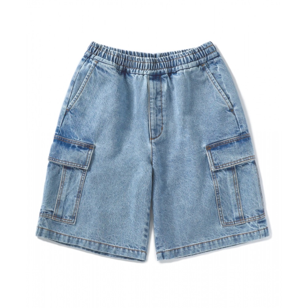 ミニマルプロジェクトカーゴデニムハーフパンツ MSP109 [ブルー]