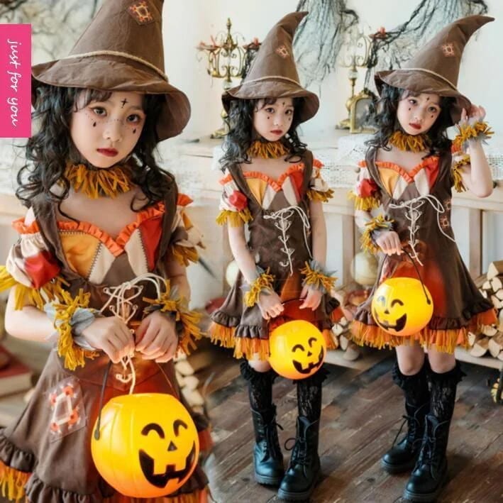 イベン 仮装 魔法使い ハロウィン仮装 ハロウィン 子供 おばけ ハロウィン衣装 コスチューム 着ぐるみ コスプレ ウィッチ 魔女 キッズ服パーティー 女の子 子供
