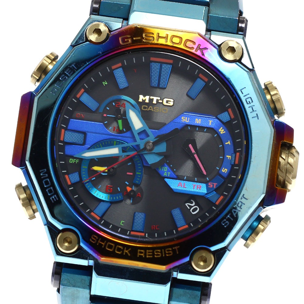 カシオ CASIO MTG-B2000PH-2AJR MT-G ブルーフェニックス ソーラー電波 メンズ _938589【中古】